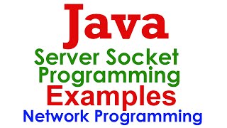 Java Socket Examples TCPIP  Java Network Programming [upl. by Einttirb935]