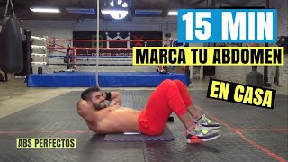 Rutina en Casa Para Marcar Abdominales  Solo 15 Minutos de abs [upl. by Ydok234]