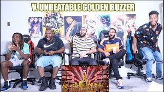 VUNBEATABLE GOLDEN BUZZER AMERICAS GOT TALENT  Reaction [upl. by Kcirdnekel191]