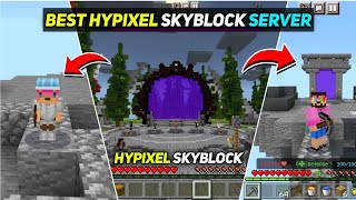 The Best Hypixel Skyblock Server For Minecraft Pe [upl. by Wilhide361]