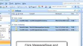 How to save and archive Outlook email messages [upl. by Ykvir]