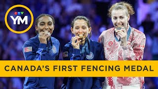 Eleanor Harvey wins Canada’s first fencing medal  Your Morning [upl. by Rives248]