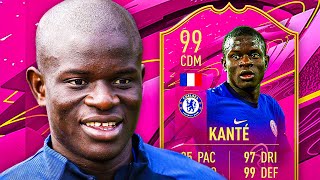 THAT DAMNED SMILE 😍 99 FUTTIES KANTE PLAYER REVIEW  FIFA 21 Ultimate Team [upl. by Chad256]