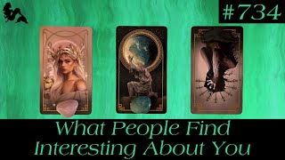 Pick A Card Tarot  What People Find Interesting About You  🤔👀🥹 [upl. by Salchunas]