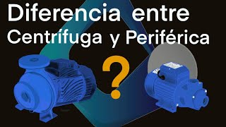 Diferencia entre Bomba centrífuga y periférica Aspectos importantes [upl. by Terrene]