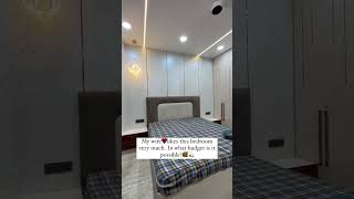 Master bedroom design  home bedroom delhi interior youtube bedroomdesign ￼trending hindiso [upl. by Mikeb]