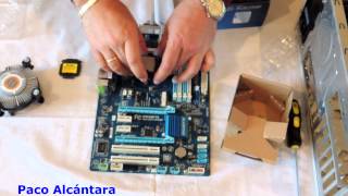 MONTAR UN PC DESDE CERO CON PROCESADOR INTEL CORE I5 340 Ghz1ªPARTE [upl. by Tybie512]