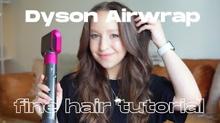 Dyson Airwrap Tutorial for Fine Hair [upl. by Iphigeniah]