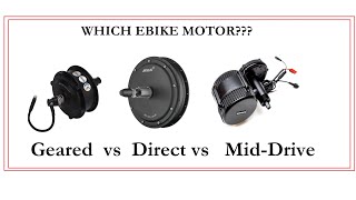 EP02  What EBike Motor is best for you  Hub vs Mid Deep Dive [upl. by Raamal401]