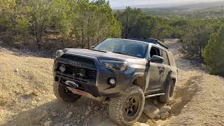 Rock Crawling Mud Recovery amp Epic Views  Hidden Falls TX  4Runner Trail Feat 95 Toyota Pickup [upl. by Lladnar]