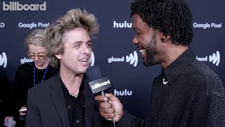 Billie Joe Armstrong On Green Days New Music amp Potential Beyoncé Collab  GLAAD Media Awards 2024 [upl. by Figueroa691]