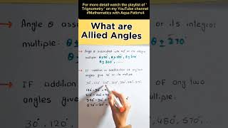 Allied angles tricks shorts tricks maths mcqs youtubeshorts csirnet PhD ppsc fpsc bsc bs [upl. by Eemak574]