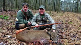 Flintlock Muzzleloader Deer Hunting  Longrifle Hunters In Pennsylvania  Late Season Hunt 2019 [upl. by Anniroc]