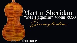 Martin Sheridan quot1745 Paganiniquot Violin 2020 [upl. by Indys]