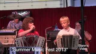 Pan Franek  2013  Concertina Polka  Stephanie amp Simon at Frankenmuth quotSummer Music fest 2013quot [upl. by Skyler]