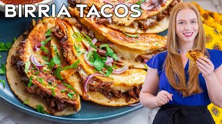 Easy Birria Tacos  The Best Beef Tacos Recipe [upl. by Norahs506]