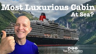 Cunard Queen Victoria Q2 Caronia Master Suite Tour [upl. by Sebbie]