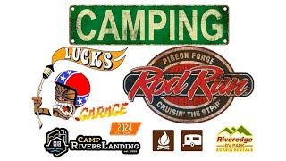 Pigeon Forge TN Campground DriveThru  Tour Camp Rivers Landing amp Edge Fall Rod Run 2024 Gatlinburg [upl. by Nador]