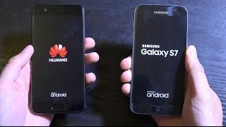 Huawei P10 vs Samsung Galaxy S7  Which is Fastest [upl. by Aikar]