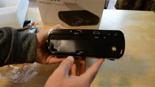 Crenova XPE460 Upgraded Projector 1200 Lumens 800x460 Review [upl. by Scarrow976]