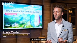 MSCI Capital for Climate Action Conference 2024  Interview with Sylvain Vanston [upl. by Semreh149]