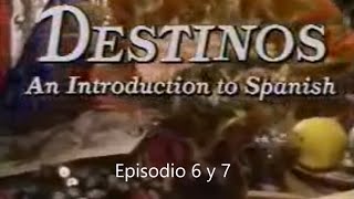 Spanish Project  Destinos Episode 6 amp 7 WITH SUBTITLES [upl. by Tore503]