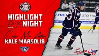 WHL Highlight of the Night – MacAdams dishes to Margolis [upl. by Charlie]