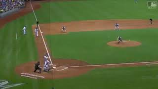 Craig Stammen with a freak play against the Brewers [upl. by Pirzada]