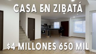 Casa en Zibatá Querétaro 4 millones 650 mil pesos [upl. by Ignatzia]