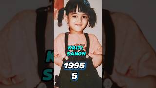 KRITI SANON Age Transformation 19902025 kritisanon old photos then amp now [upl. by Nelav]