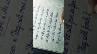 Future Tense cursivewriting cursivehandwritingenglishhandwriting [upl. by Lekkim]