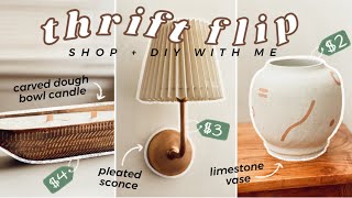 HIGH END THRIFT STORE FLIPS DIY Ideas  Thrift Shopping for My New House [upl. by Audrit]