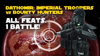 Dathomir Imperial Troopers vs Bounty Hunters Galactic Challenge  SWGOH GC X [upl. by Ahsyen460]