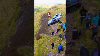 Car Pushed Downhill Challenge shortsvideo [upl. by Suirtimid]