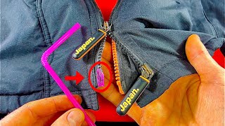 How to fix a broken zipper  Tips and life hacks [upl. by Ebner]