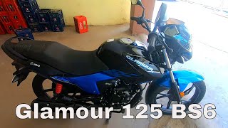 2020 Hero Glamour 125 BS6 Review in Hindi [upl. by Tatman]