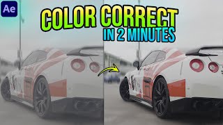 How I Color Correct Videos in After Effects [upl. by Elbertina]