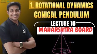 LEC 10 CONICAL PENDULUM  CLASS 12  ROTATIONAL DYNAMICS  ANKIT SIR [upl. by Nollek588]