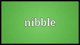 Nibble Meaning [upl. by Ahscrop554]