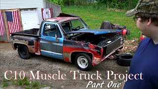 Chevy C10 Stepside Muscle Truck Project  Part One [upl. by Legyn]