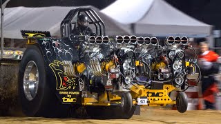 Tractor Pulling Unlimited modified tractors The Pullers Championship 2022 friday [upl. by Ruzich82]