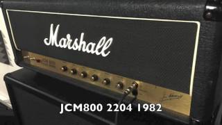 Marshall JCM800 2204 vs JCM800 2203KK Kerry King [upl. by Ferrell426]