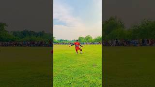 Omg goalkeeper power🤯😳 shorts football gk power trending viralvideo [upl. by Yenffit]