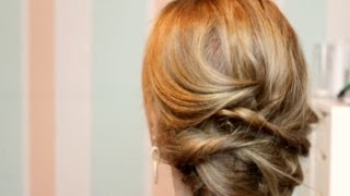 Festliche Hochsteckfrisur easy updo [upl. by Johnston]