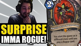 SURPRISE Win With Maestra of the Masquerade Without Switching Heroes Back  Hearthstone [upl. by Avirt840]