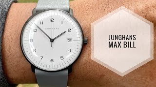 Junghans Max Bill Review  Bauhaus Done Right [upl. by Neeoma]