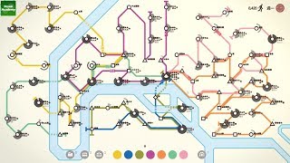 Mini Metro 迷你地鐵  Paris 8477  World Rank12 [upl. by Oile531]