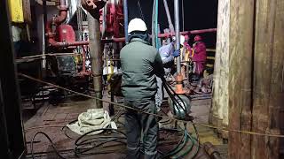 DST  Drilling Rig  Rig Floor job [upl. by Rizzi]