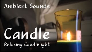 Relaxing Candle Sound  Ambient  woodwick crackle  1 HOUR [upl. by Sorazal]