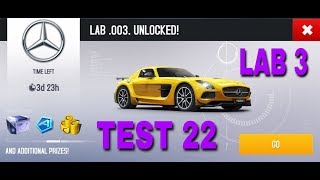 Asphalt 8 rampd test 22 lab 3 Mercedes Benz sls amg coupe black series [upl. by Kolivas]